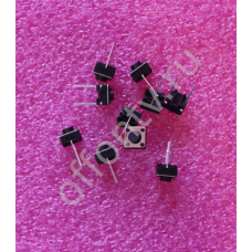Кнопка тактовая 2pin 6x6x5mm - комплект 10 шт.