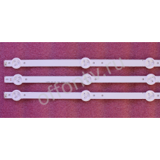 SVJ280A01_REV3_5LED_130402  530mm  5Led  3V  комплект 3 планки новый