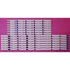 2013SVS39F L 8 REV1.9,   2013SVS39F R 5 REV1.9, 800mm  13Led  3V,  комплект 14 планок